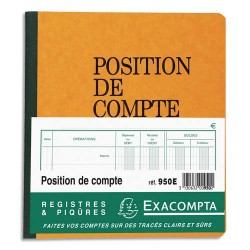 EXA PIQ POSITION COMPTE 80P 21X19CM 950E