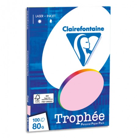 CLF P/100F TROPHEE 80G A4 ROSE 4103C