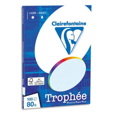 CLF P/100F TROPHEE 80G A4 BLEU 4101C