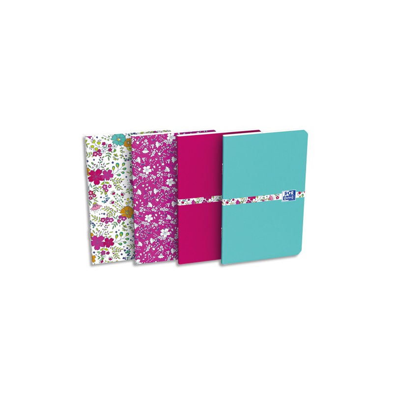 OXF CARNET FLORAL9X14 160PL6ASS400111055