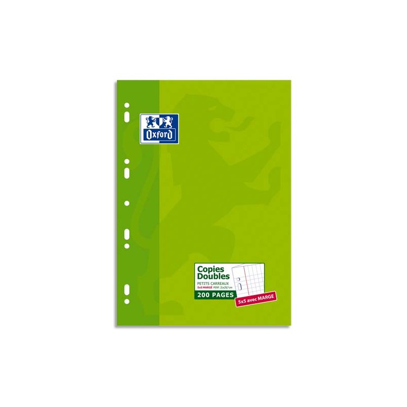 OXF E/200 CDOUB A4 5X5 PERFO 100105678 OXF E/200 CDOUB A4 5X5 PERFO 100105678