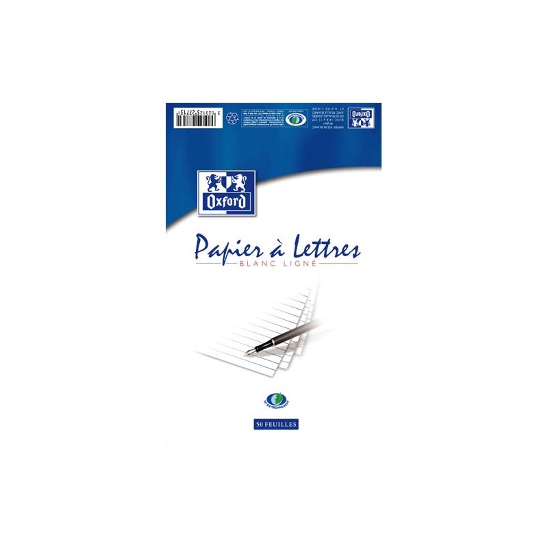OXF BLOC/50F A5 LIGNE 100104185 OXF BLOC/50F A5 LIGNE 100104185