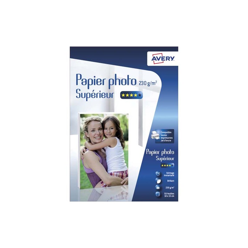 AVE B/50 PAP PHO BRIL 10X15 230G 2497-50