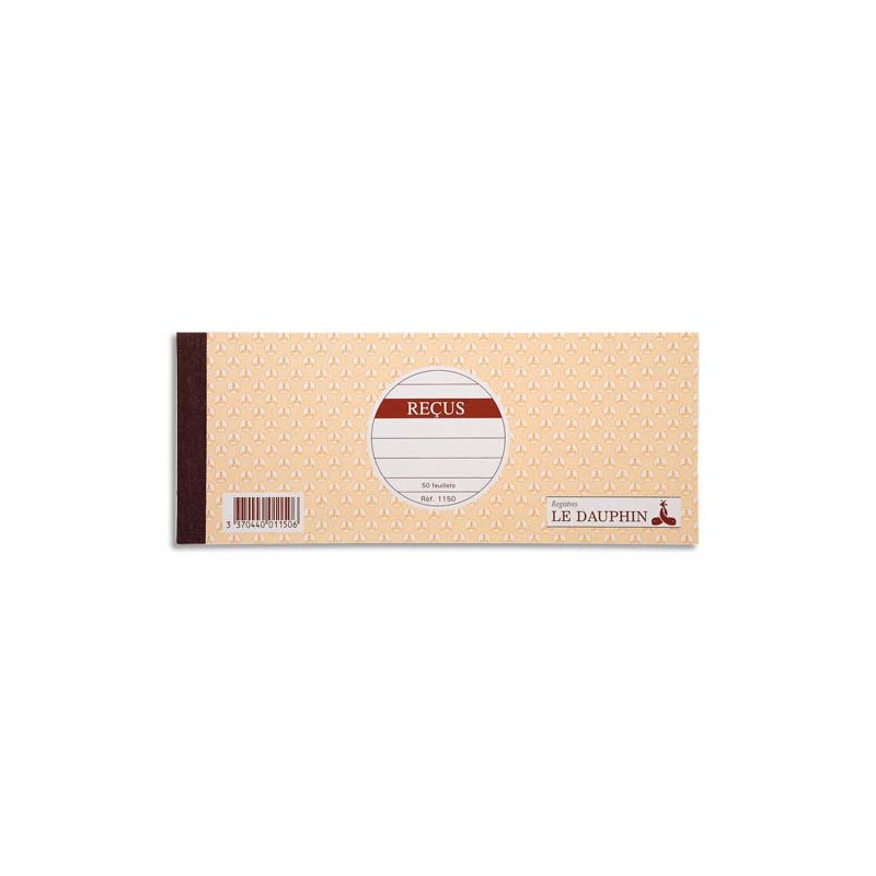 RLD CARNET RECUS 50F 90X225 1150D RLD CARNET RECUS 50F 90X225 1150D