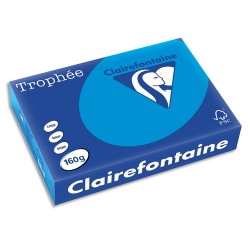 CLF R/250F TROPHEE 160G A4 BLEU 2633