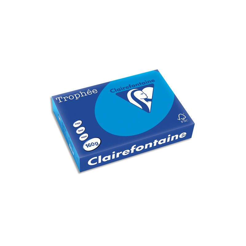 CLF R/250F TROPHEE 160G A4 BLEU 2633