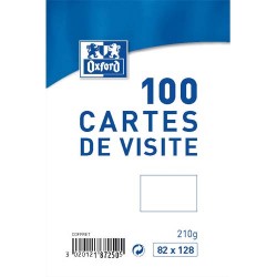 OXF B/100 CARTES VISITE 82X128 100101003