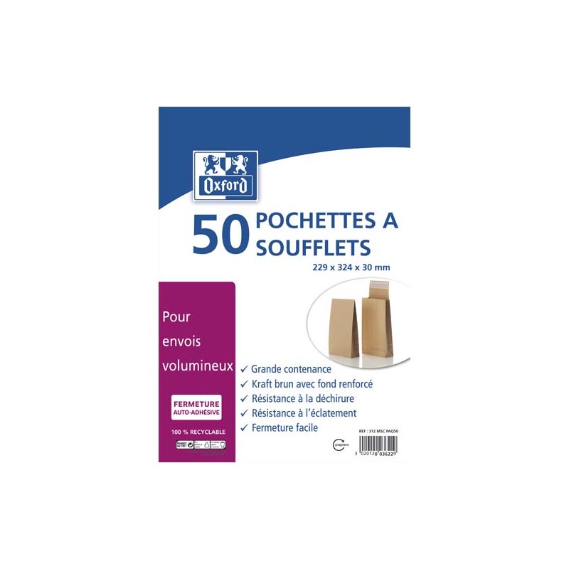 OXF P/50 POCH C4 S30 KRAFT 120G 312MSC