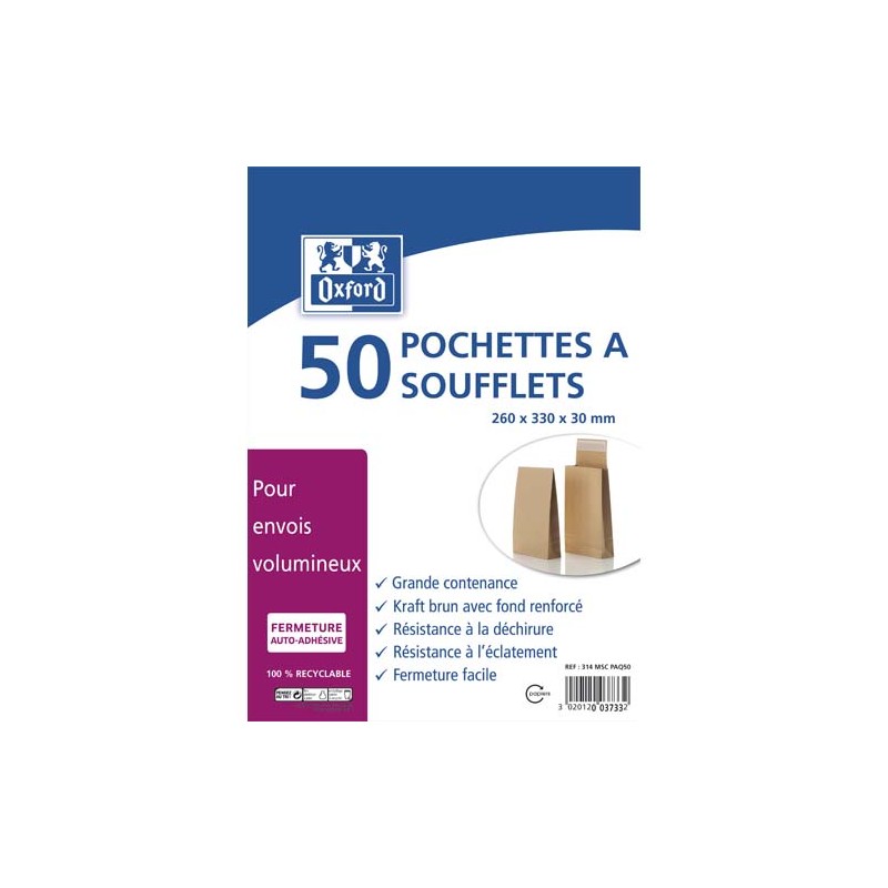 OXF P/50 POCH 24 S30 KRAFT 120G 314MSC