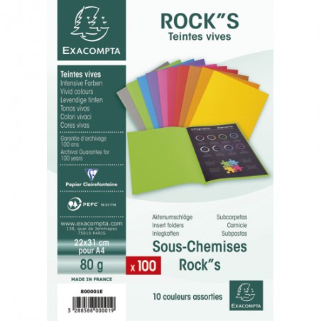 EXA P/100 S/CHEM ROCK'S 80G ASS 800001E