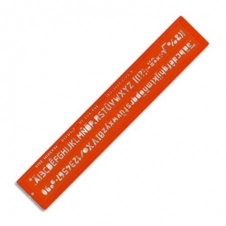 MNV TRACE LETTRES ISO5 DT L28CM 1000-05D