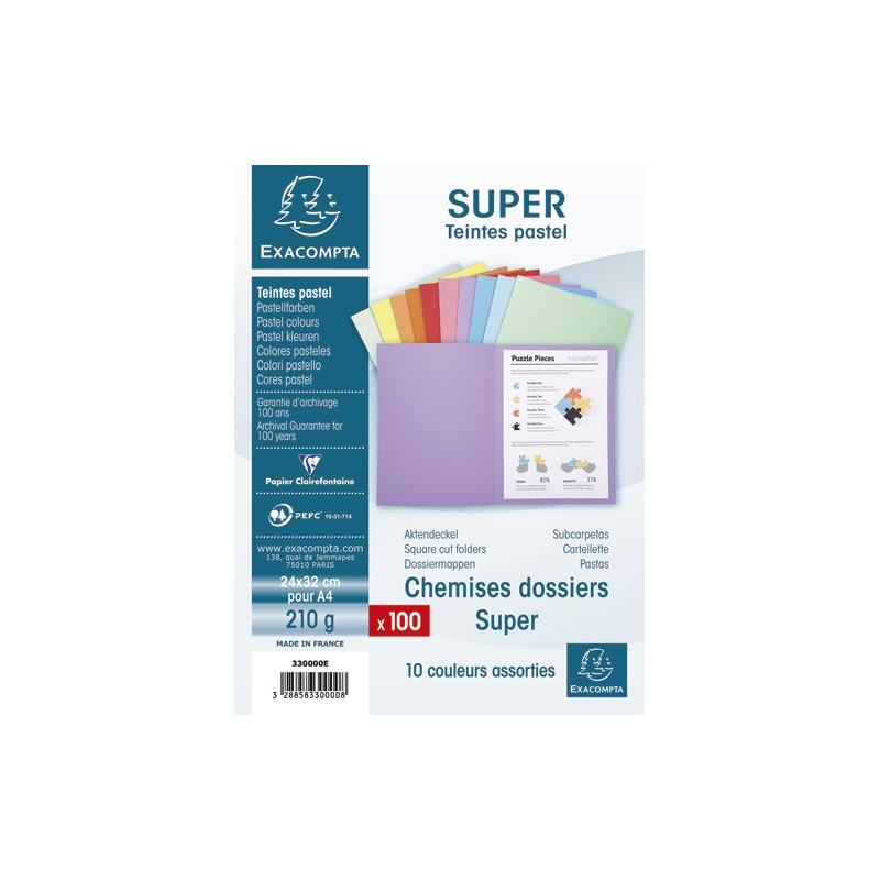 EXA P/100 CHEM SUPER 210G ASS 330000E EXA P/100 CHEM SUPER 210G ASS 330000E