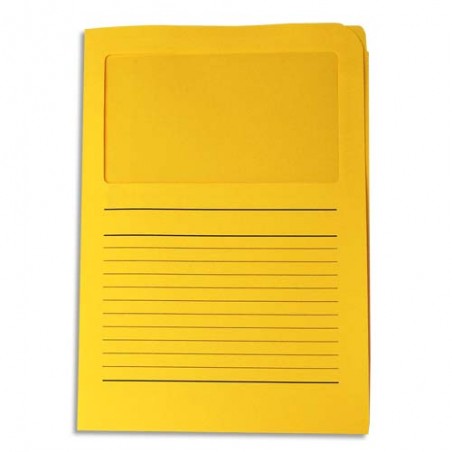 5ET P/50 POCH COIN FEN CTE 120G JAUNE VI