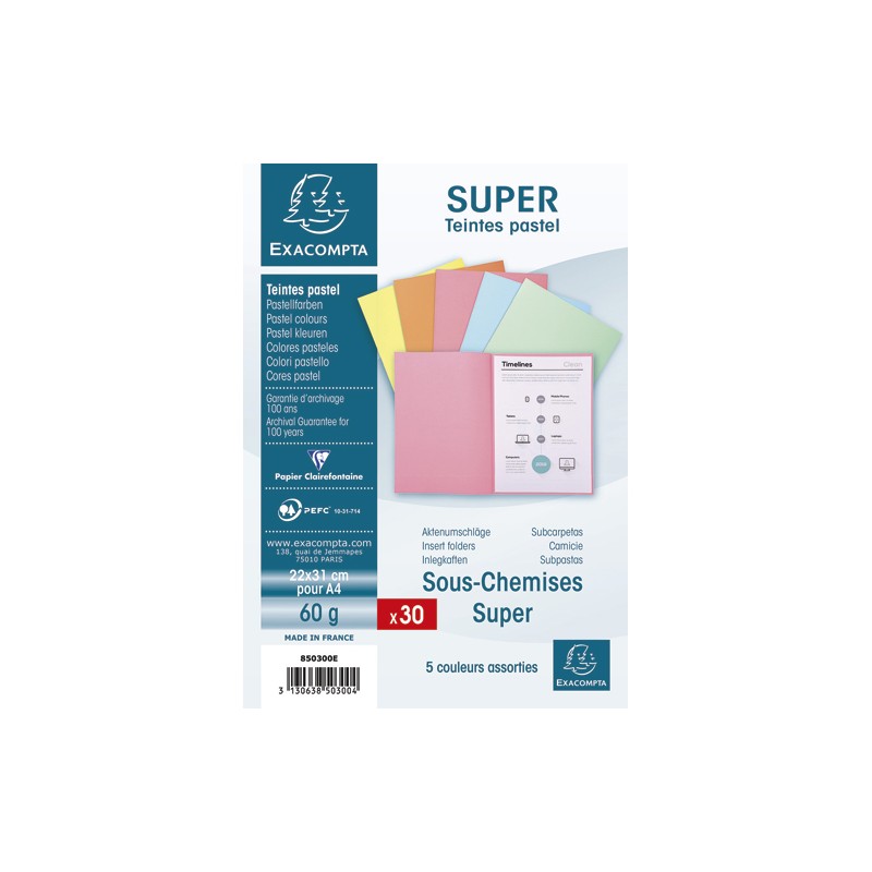 EXA P/30 S/CHEM SUPER 60G ASS 850300E EXA P/30 S/CHEM SUPER 60G ASS 850300E