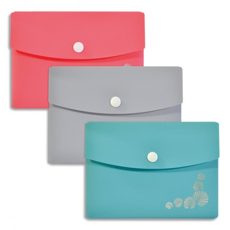 ELB CHEM POCH PASTEL A4 ASS 400091664