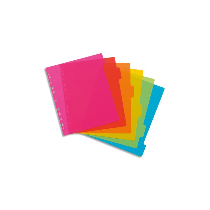 VIQ INTERC PP A4 6T HAPPY FLUO 153731-06