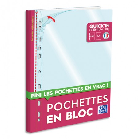 OXF BLOC 40 POCH PERF QUICK A4 400124779