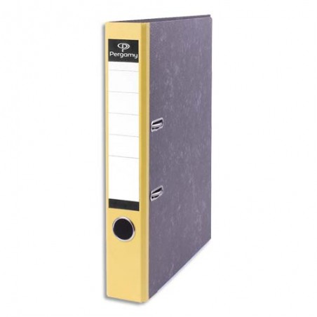 PRG CLAS LEV CTN DOS 5CM MARBRE/JAUNE
