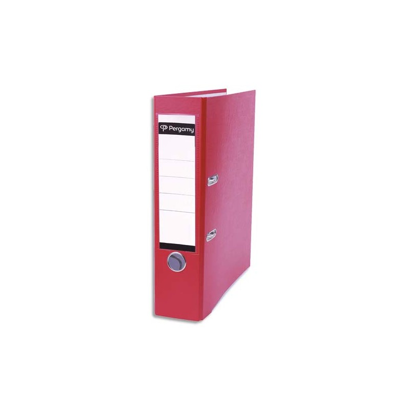 PRG CLAS LEV PP/PAPIER DOS 8CM ROUGE