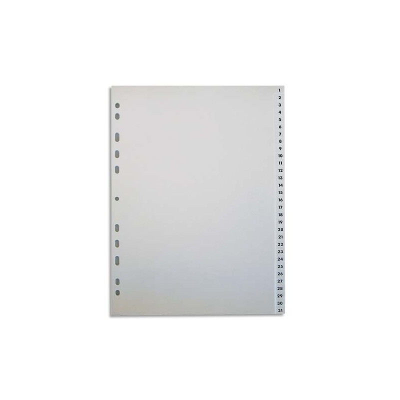 PRG INTERC NUM 31T A4+ PP BLANC 901623 PRG INTERC NUM 31T A4+ PP BLANC 901623