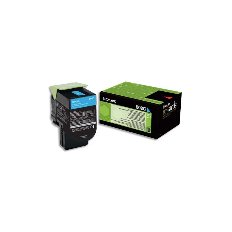 LXM CART TONER CYAN 802C 80C20C0 LXM CART TONER CYAN 802C 80C20C0