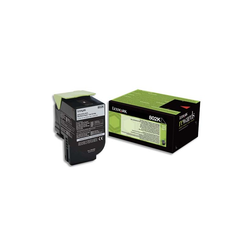 LXM CART TONER NOIR 802K 80C20K0 LXM CART TONER NOIR 802K 80C20K0