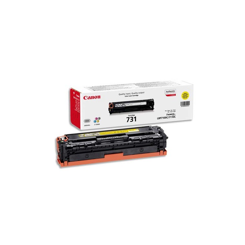 CNO CARTOUCHE TONER 731 JAUNE 6269B002AA CNO CARTOUCHE TONER 731 JAUNE 6269B002AA