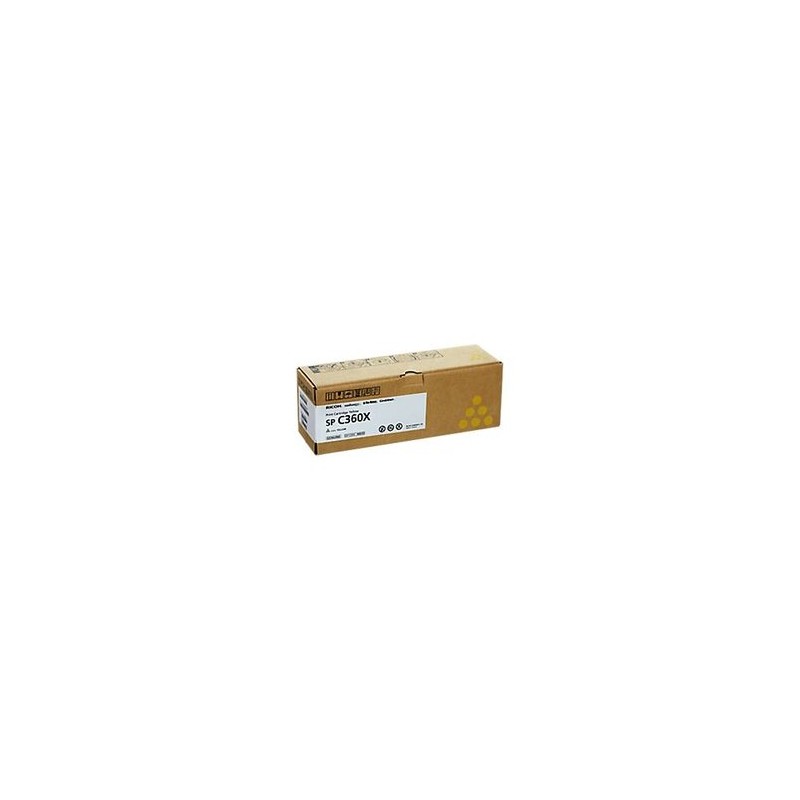 RIC CART TONER JAUNE SP C360HE 408187 RIC CART TONER JAUNE SP C360HE 408187