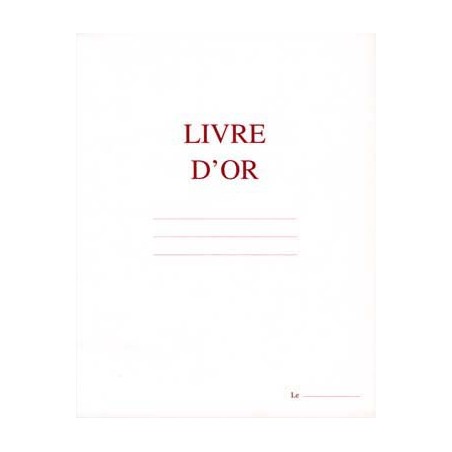 ELV LIVRE D OR 21X29.7CM 148P BLANC 5400