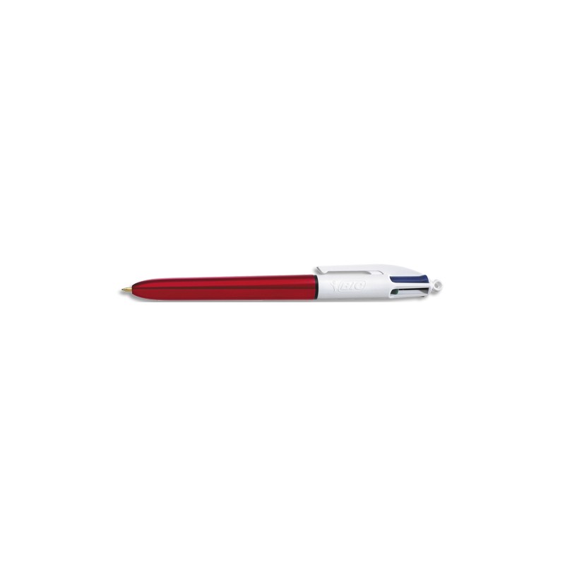 BIC BILLE 4COUL SHINE ROUGE 964773