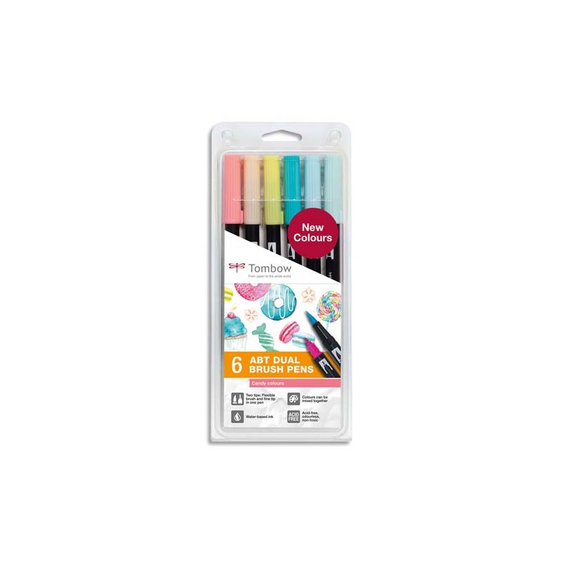 TBW S/6 ABT BRUSH PEN CAND 19-ABT-6P-4 TBW S/6 ABT BRUSH PEN CAND 19-ABT-6P-4