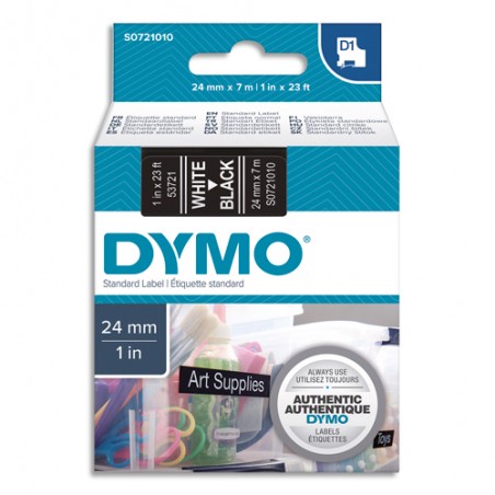 DYM RUB D1 24MMX7M BLC/NOIR S0721010