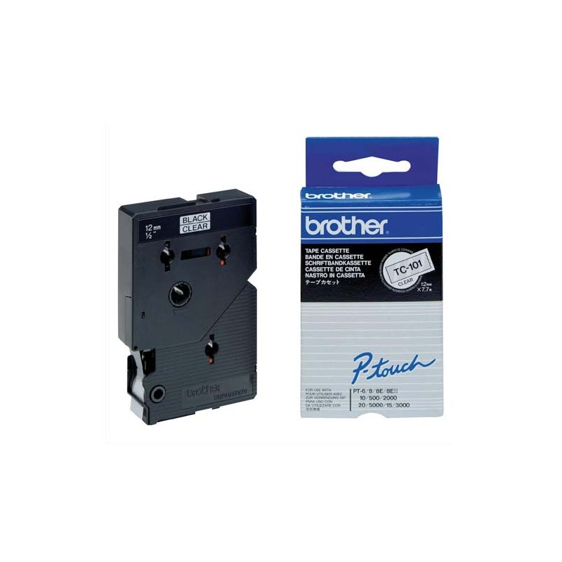 BRO CASSETT RUB TC N/TRS 12MMX7.7M TC101 BRO CASSETT RUB TC N/TRS 12MMX7.7M TC101