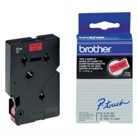 BRO CASSETT RUB TC N/RGE 12MMX7.7M TC401