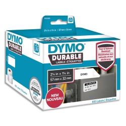 DYM P/800 ETIQ DUR 57X32MM N/BLC 1933084