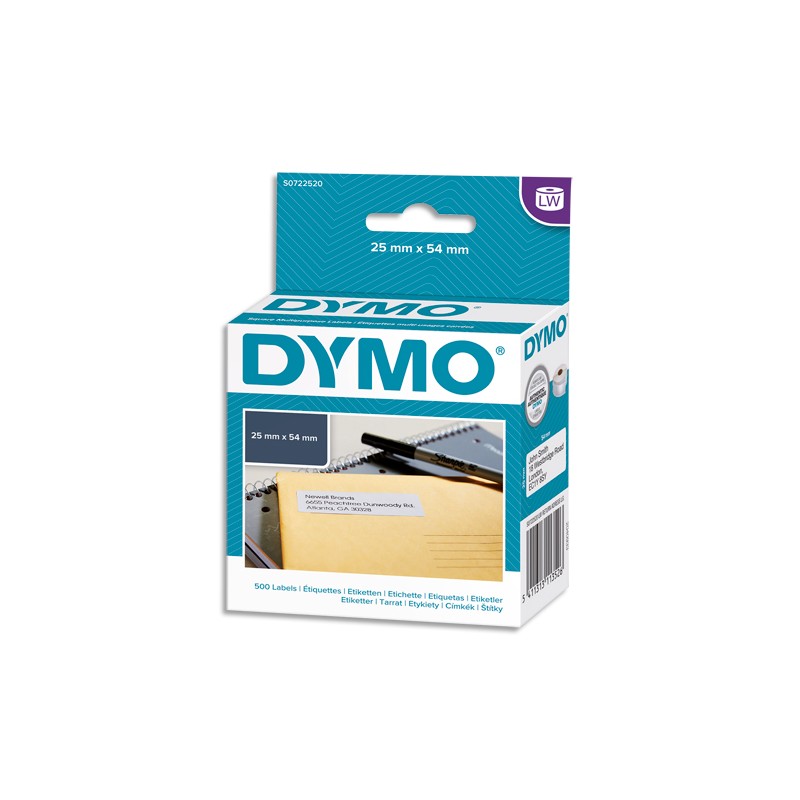 DYM RL ETIQ 25X54MM ADRESSE S0722520