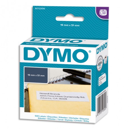 DYM ETIQ MULTIUSAGE 19X51MM S0722550