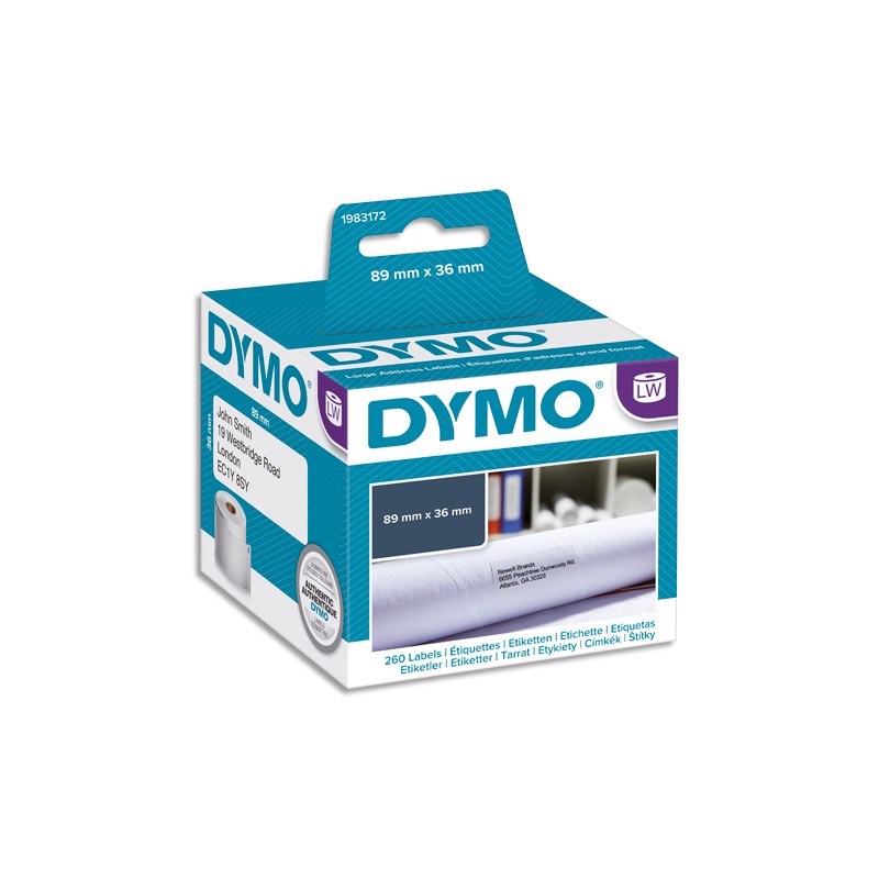 DYM BTE/260 ETIQ LW ADRS 89X36MM 1983172