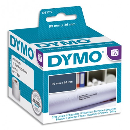 DYM BTE/260 ETIQ LW ADRS 89X36MM 1983172