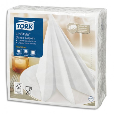 TRK P/50 SERVIETTES LINSTYLE BLC 478711