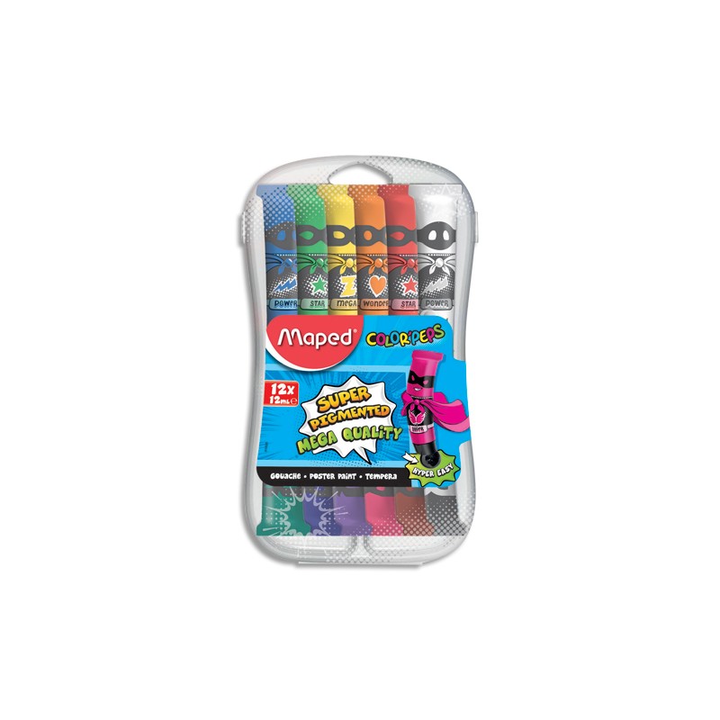 MAE BTE/12 TUBE GOUACHE COLORPEPS 810520 MAE BTE/12 TUBE GOUACHE COLORPEPS 810520