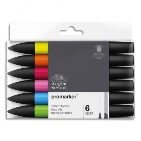 WIN SET 6 PROMARKER TONS VIBRANTS 07035