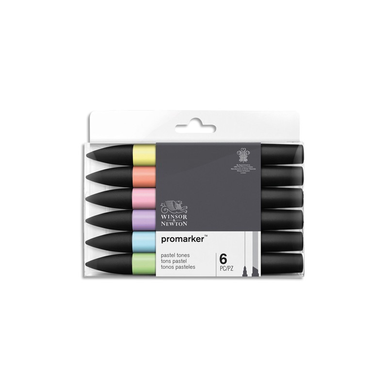 WIN PROMARKER 6 TONS PASTELS 07038