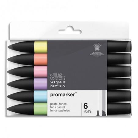 WIN PROMARKER 6 TONS PASTELS 07038