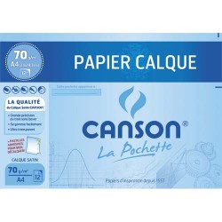 CAN P/12 FEUIL CALQ 70G A4 C200006565