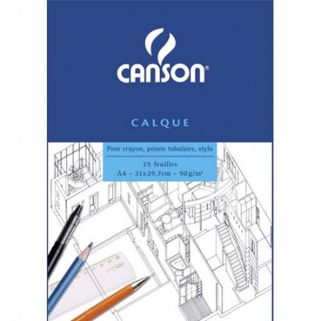 CAN BLOC/25F CALQUE 90G A4 C200757203