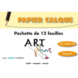 ARP P/12F PAP CALQUE 90G A4 684748SPICEC