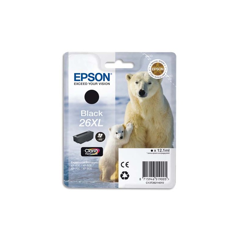 EPS CART JET ENCRE NOIR XL C13T26214012 EPS CART JET ENCRE NOIR XL C13T26214012