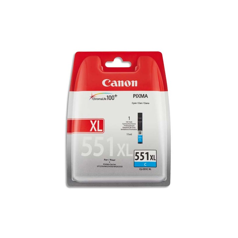CNO CART JET ENCRE CYAN 551XL 6444B001 CNO CART JET ENCRE CYAN 551XL 6444B001