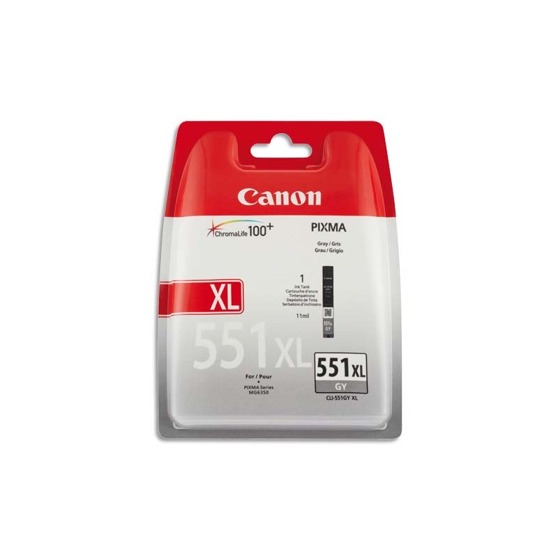 CNO CART JET ENCRE GRIS 551XL 6447B001 CNO CART JET ENCRE GRIS 551XL 6447B001